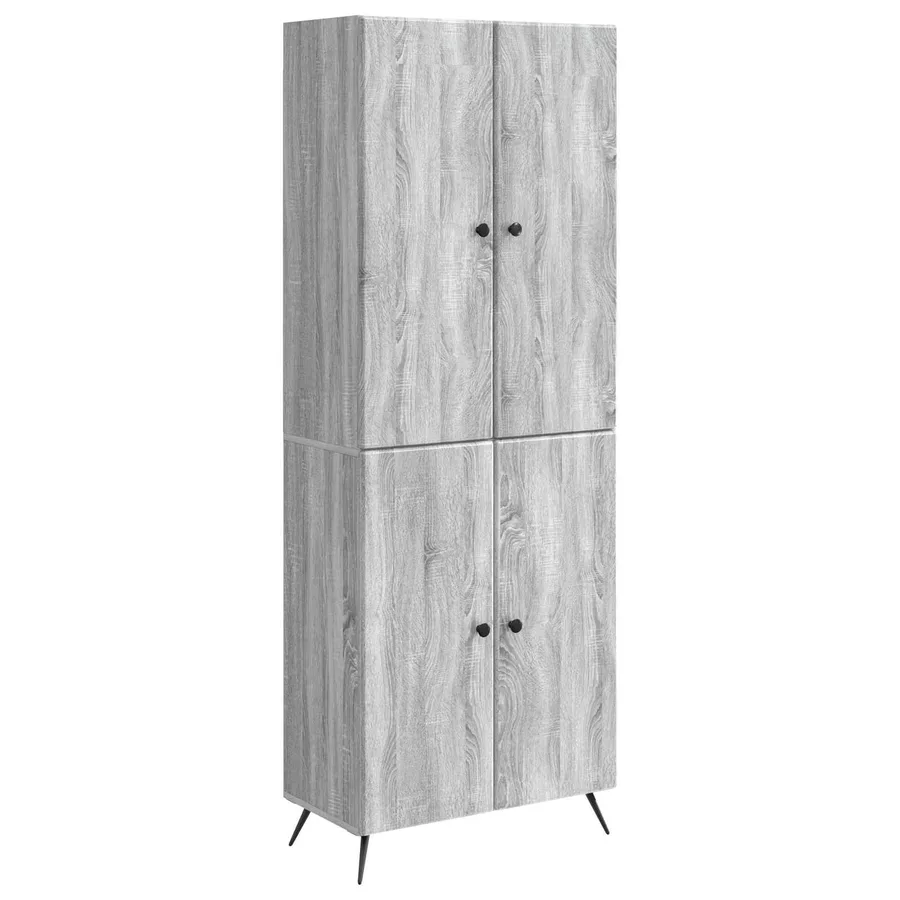 Ensemble de Meubles 2 pcs Sonoma gris Bois d'ingénierie - 2