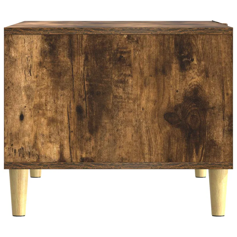 Table basse Chêne fumé 50 x 49 x 40 cm Bois d'ingénierie - 5