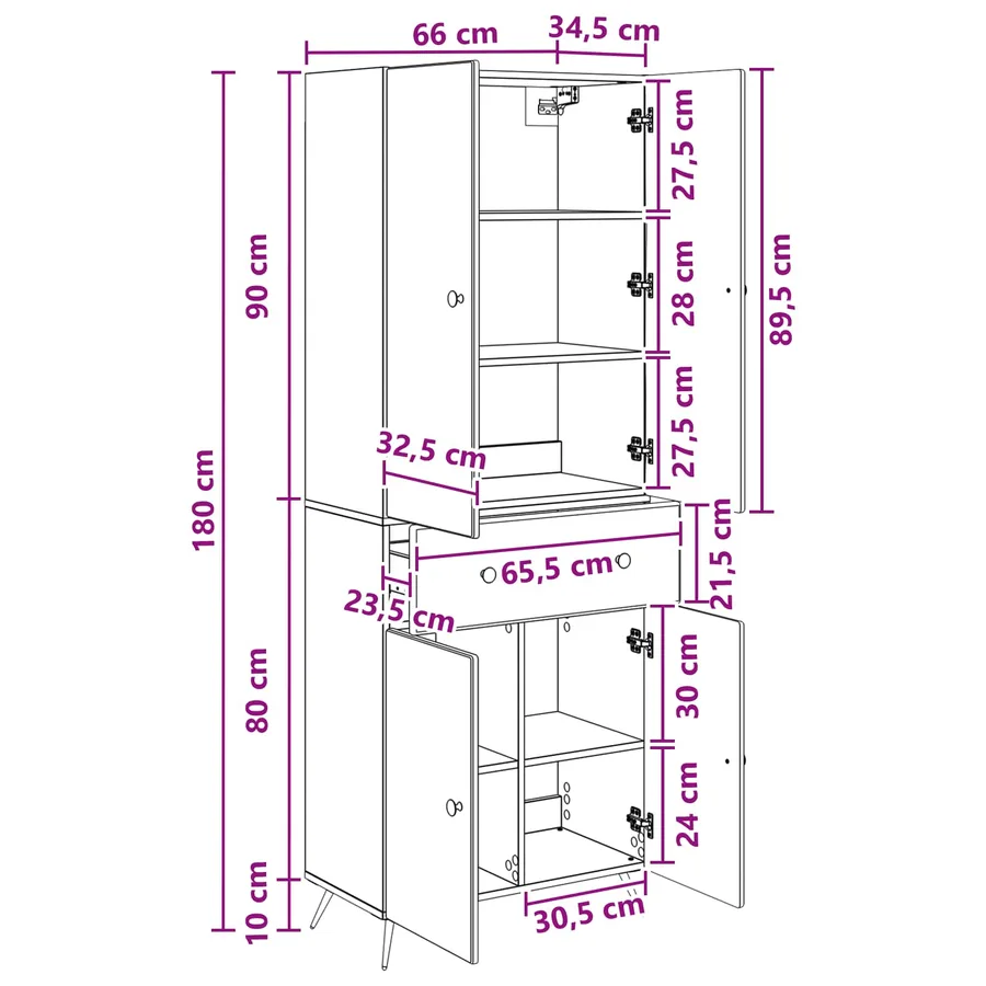 2 pcs Sonoma gris - 9