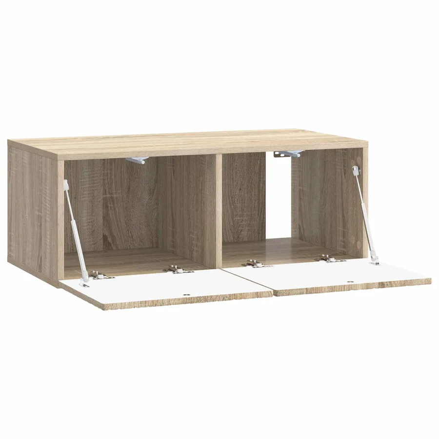 Meuble TV mural 78,5 x 31 cm Chêne Sonoma Bois d'ingénierie - 4