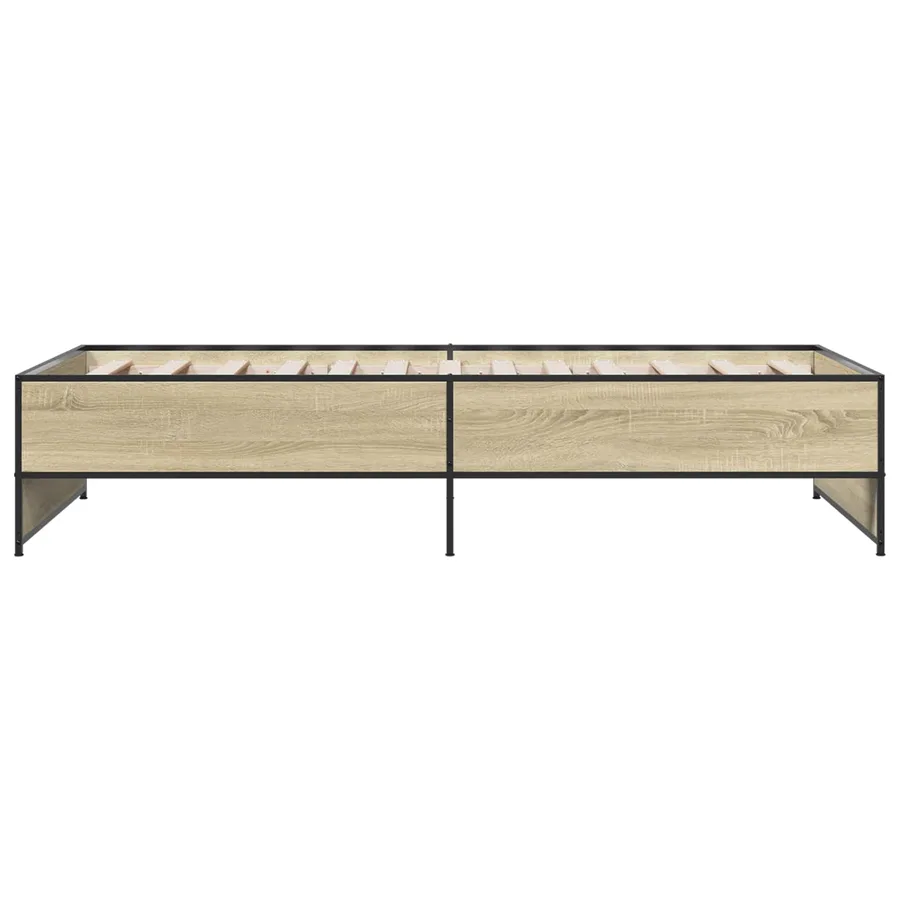Cadre de lit Chêne Sonoma 80 x 200 cm Bois d'ingénierie - 5