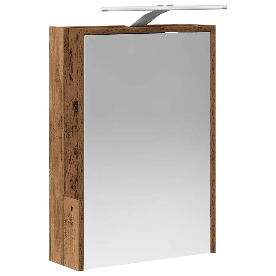Ensemble de mobilier de salle de bain 5 pcs Bois ancien - 5