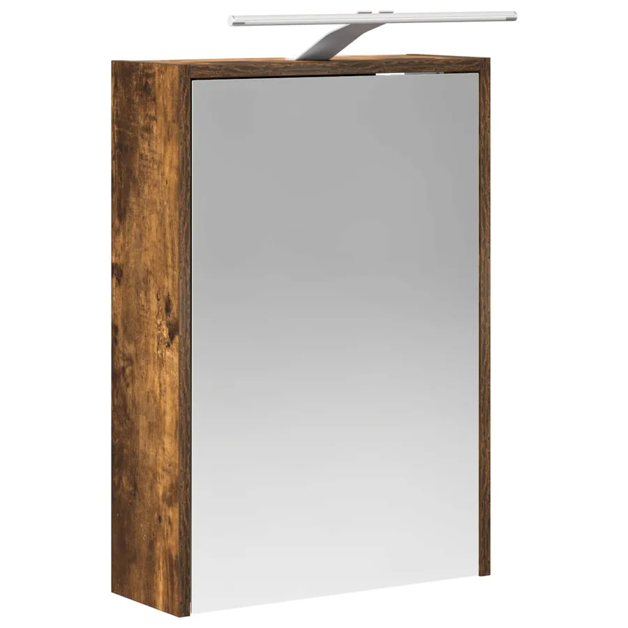 Ensemble de mobilier de salle de bain 5 pcs Chêne fumé - 5