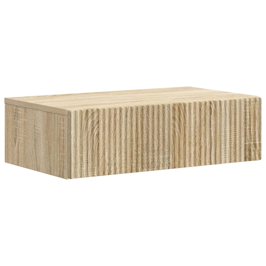Table d'appoint murale Chêne Sonoma 59 x 34,5 x 17 cm - 2