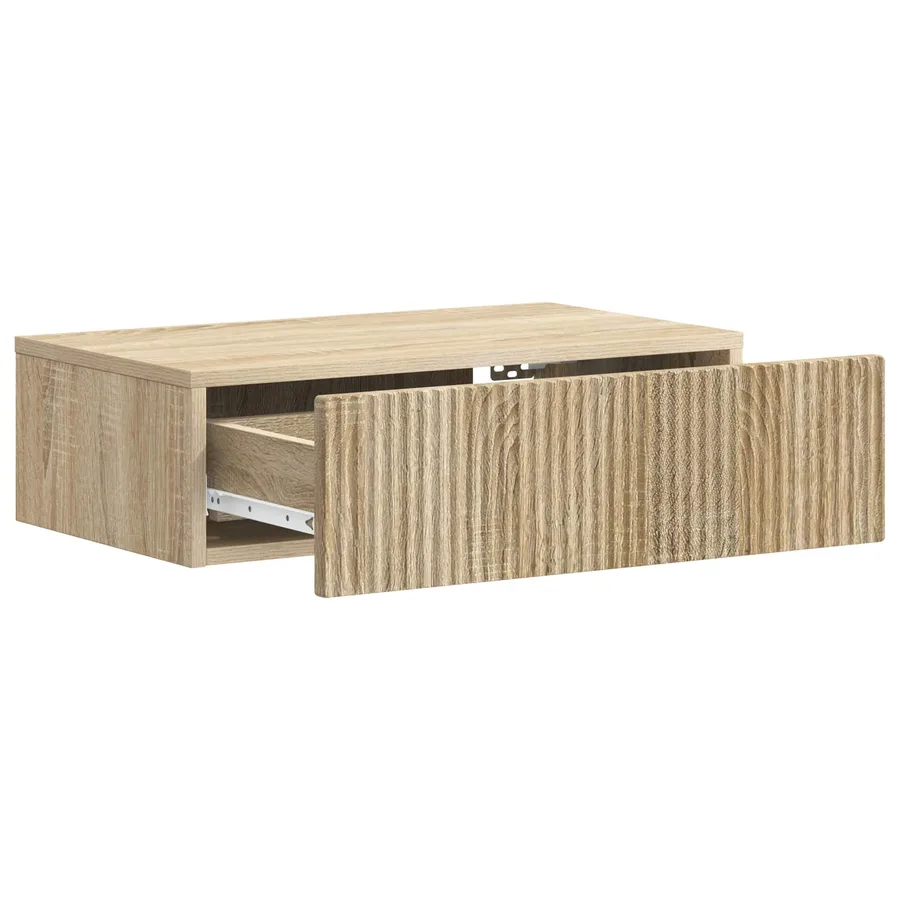 Table d'appoint murale Chêne Sonoma 59 x 34,5 x 17 cm - 4