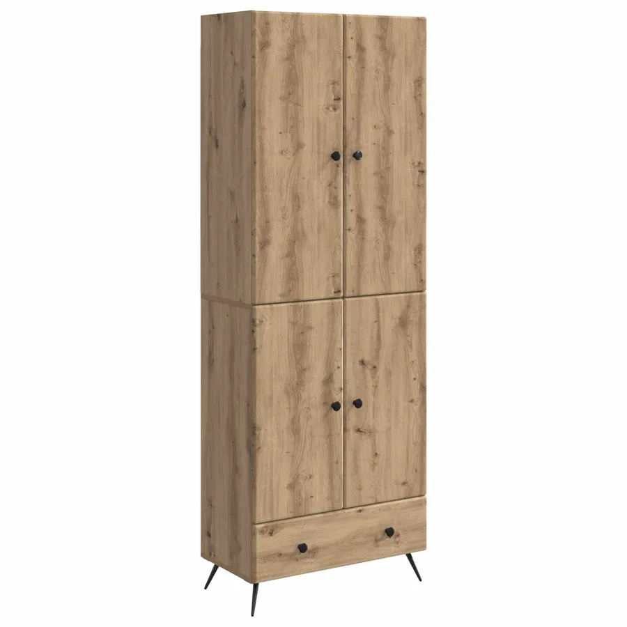 Ensemble de Meubles 2 pc Chêne artisanal Bois d'ingénierie - 2