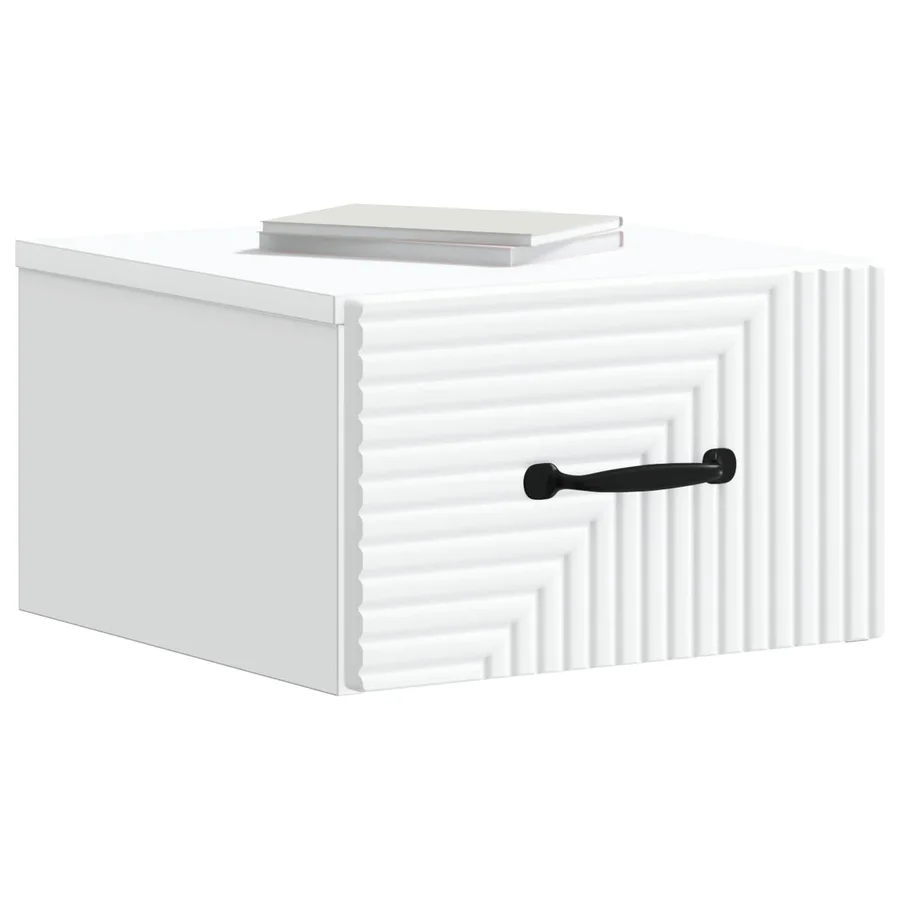 Cabinet de chevet mural 2 pcs Blanc 34,5 x 33 x 20 cm - 3