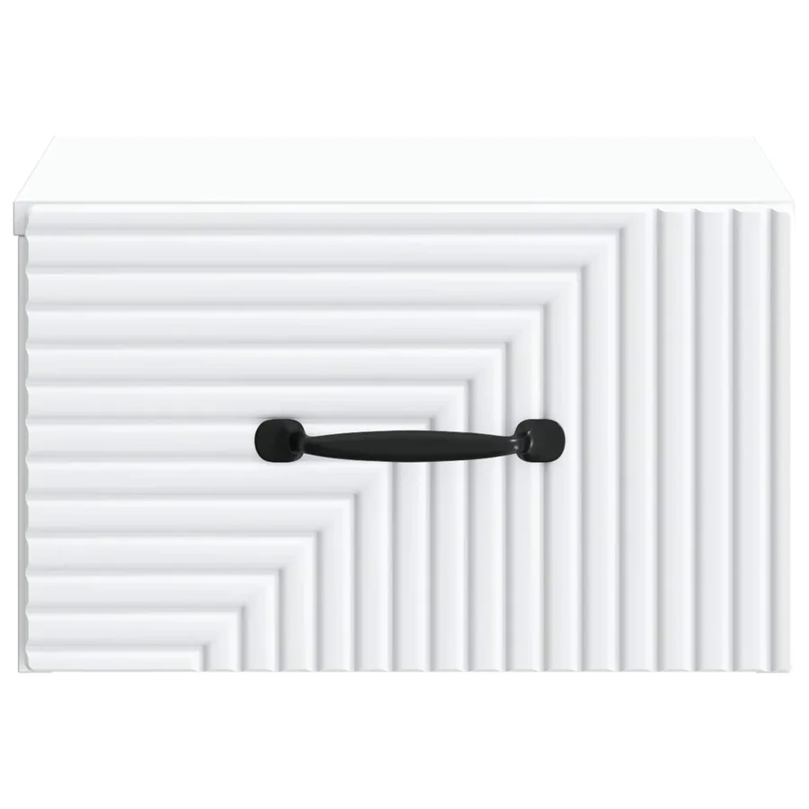 Cabinet de chevet mural 2 pcs Blanc 34,5 x 33 x 20 cm - 7