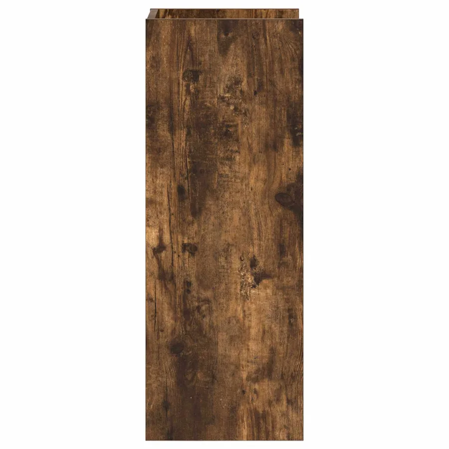 Support de Plante Chêne Fumé 30 x 30 x 80 cm Bois d’ingénierie - 6