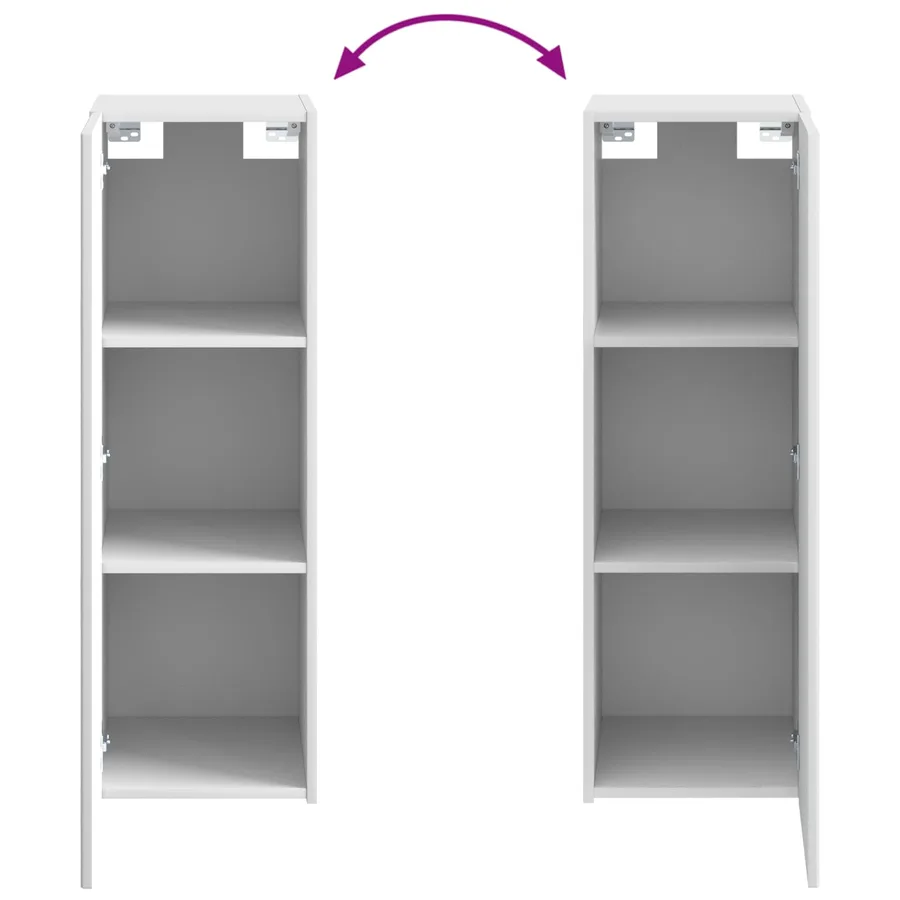 Ensemble d'armoire de salle de bain 4 pcs Blanc - 10