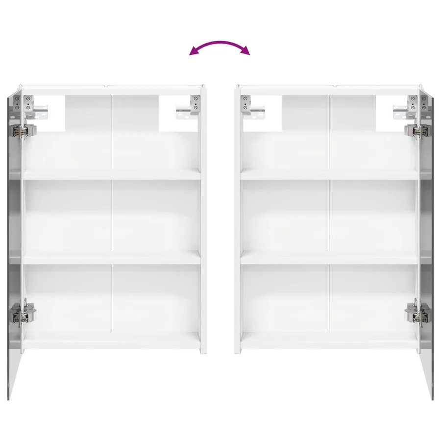 Ensemble d'armoire de salle de bain 4 pcs Blanc - 11