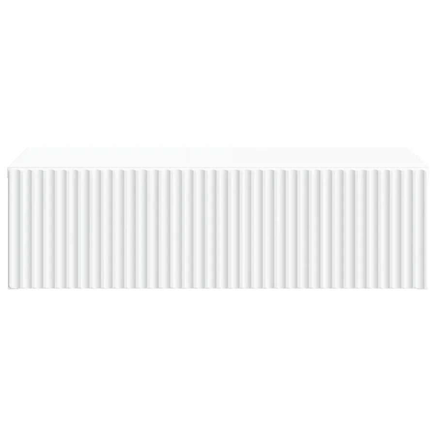 Table d'appoint murale Blanc 59 x 34,5 x 17 cm - 5