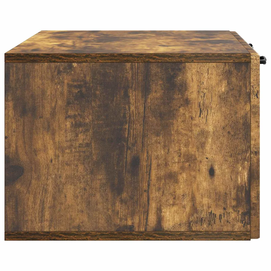 Meuble TV mural Chêne fumé 78,5 x 41 x 30 cm Bois d'ingénierie - 7