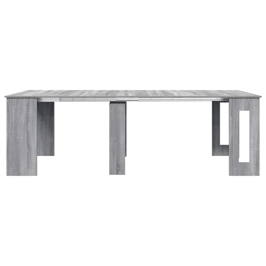 Table à dîner 240 x 85 x 75 cm Bois d'ingénierie Sonoma gris - 6