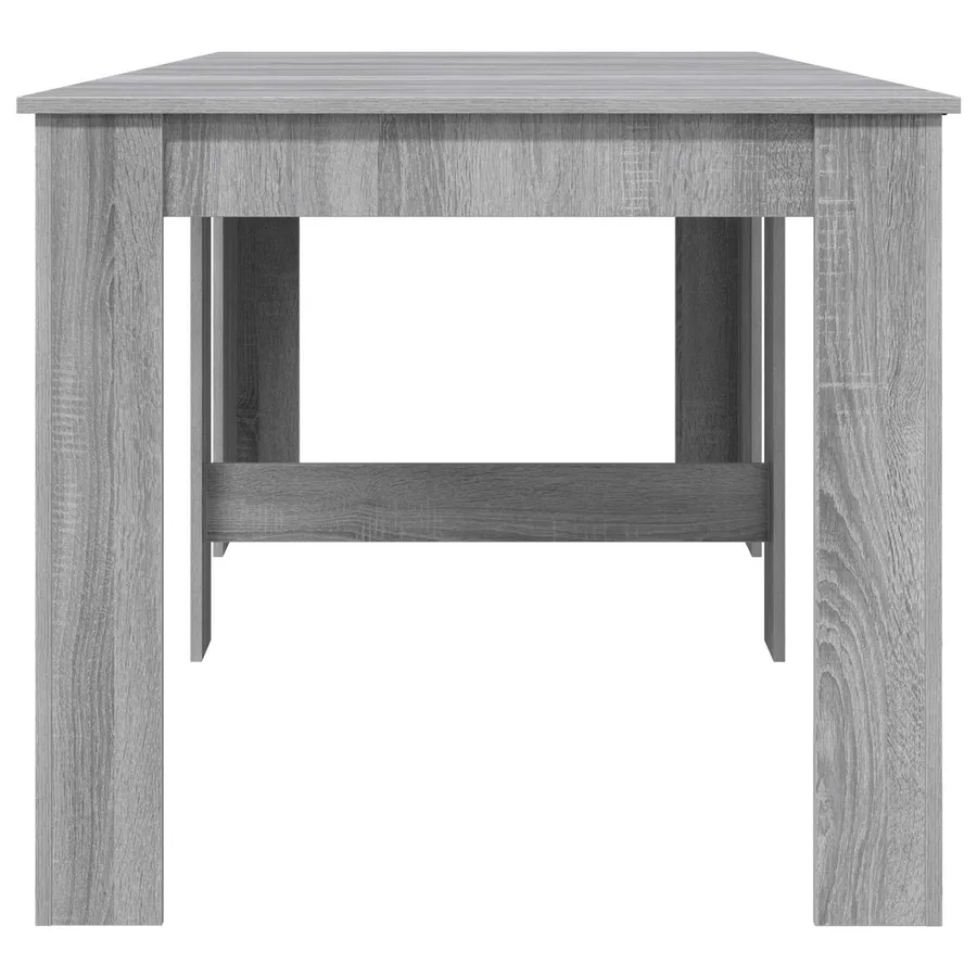 Table à dîner 240 x 85 x 75 cm Bois d'ingénierie Sonoma gris - 7