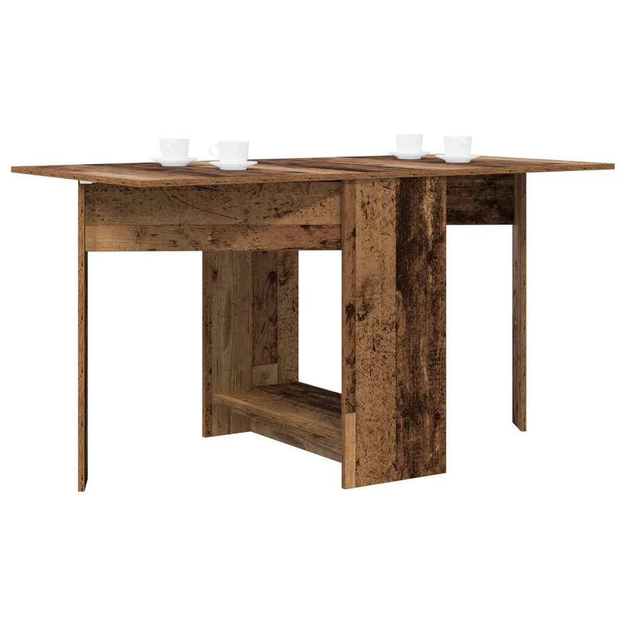 Table à dîner 138 x 70 x 73,5 cm Bois d'ingénierie Bois ancien - 3
