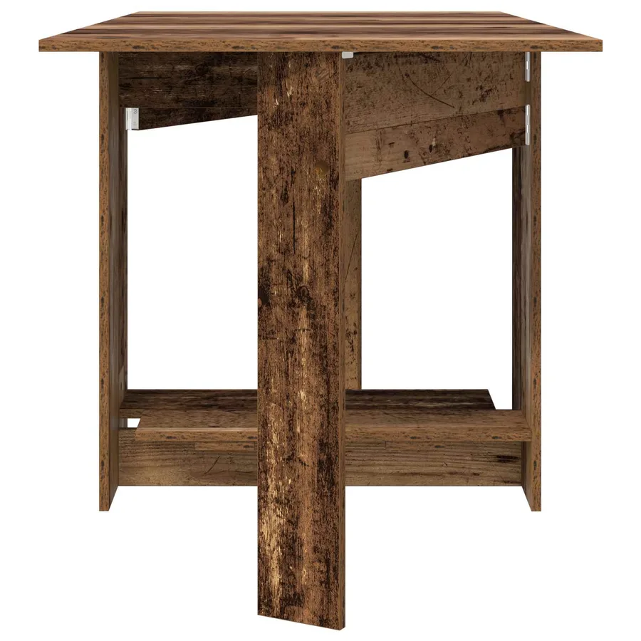 Table à dîner 138 x 70 x 73,5 cm Bois d'ingénierie Bois ancien - 6