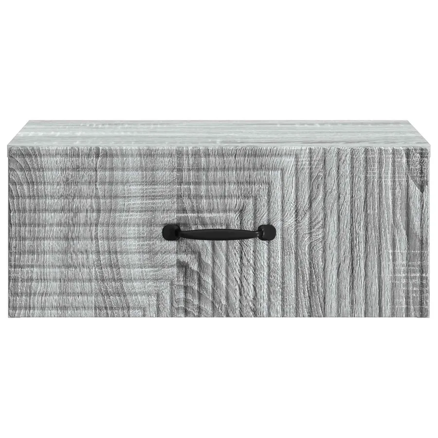 Cabinet de chevet mural Sonoma gris 49 x 34,5 x 20 cm - 5