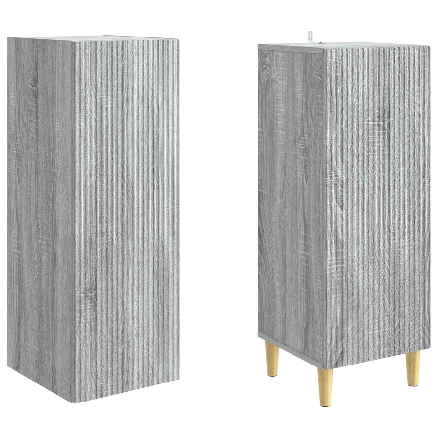 Ensemble de Meubles 2 pcs 33 x 34,5 x 90 cm Bois d'ingénierie - 4