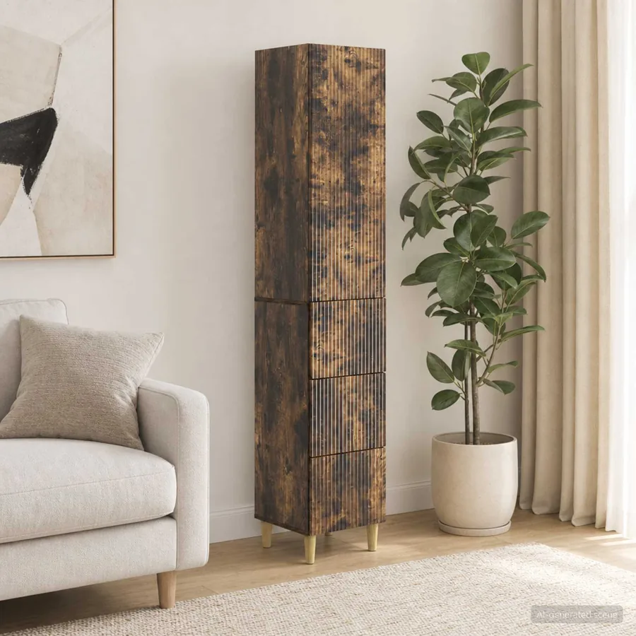 Ensemble de Meubles 2 pcs 33 x 34,5 x 90 cm Bois d'ingénierie