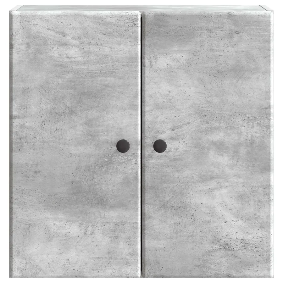 Armoire Murale Gris béton 59 x 31 x 60 cm Bois d'ingénierie - 4