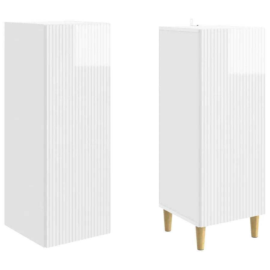 Ensemble de Meubles 2 pcs 33 x 34,5 x 90 cm Bois d'ingénierie - 4