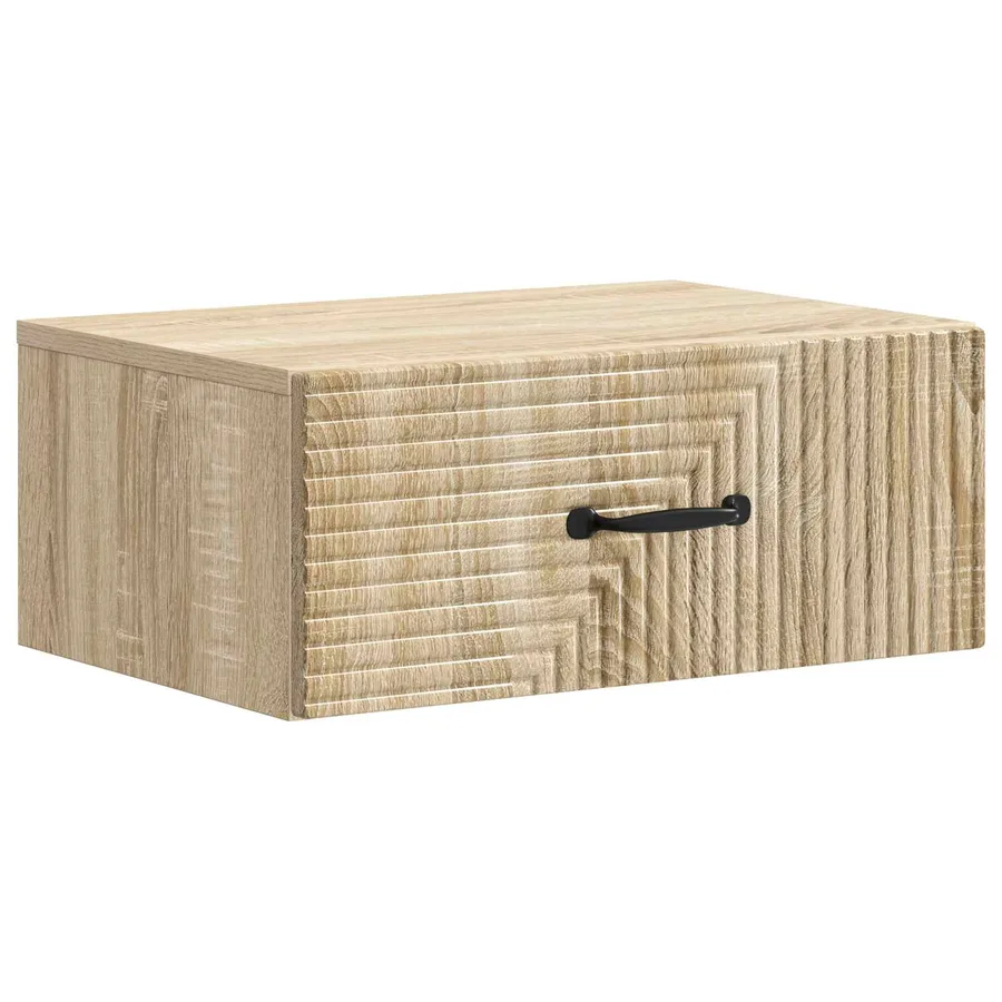 Cabinet de chevet mural Chêne Sonoma 49 x 34,5 x 20 cm - 2