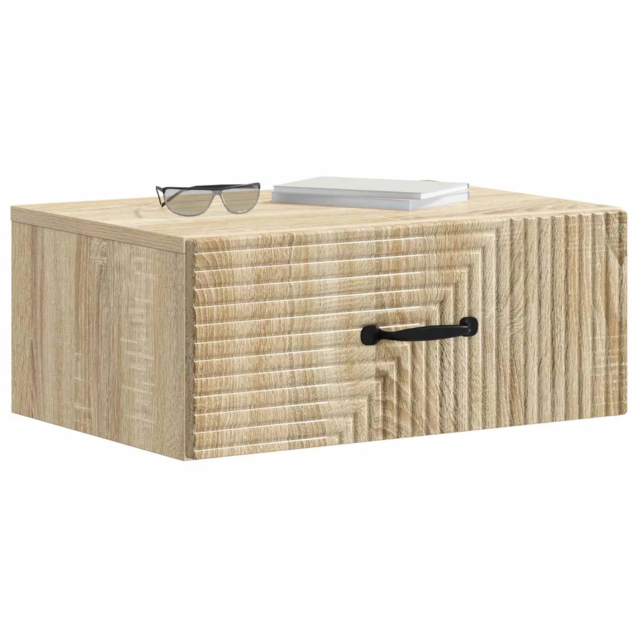 Cabinet de chevet mural Chêne Sonoma 49 x 34,5 x 20 cm - 3
