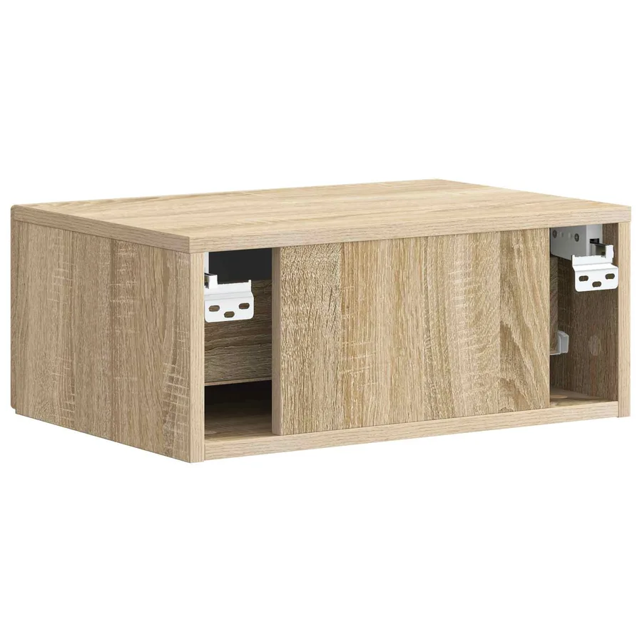 Cabinet de chevet mural Chêne Sonoma 49 x 34,5 x 20 cm - 7