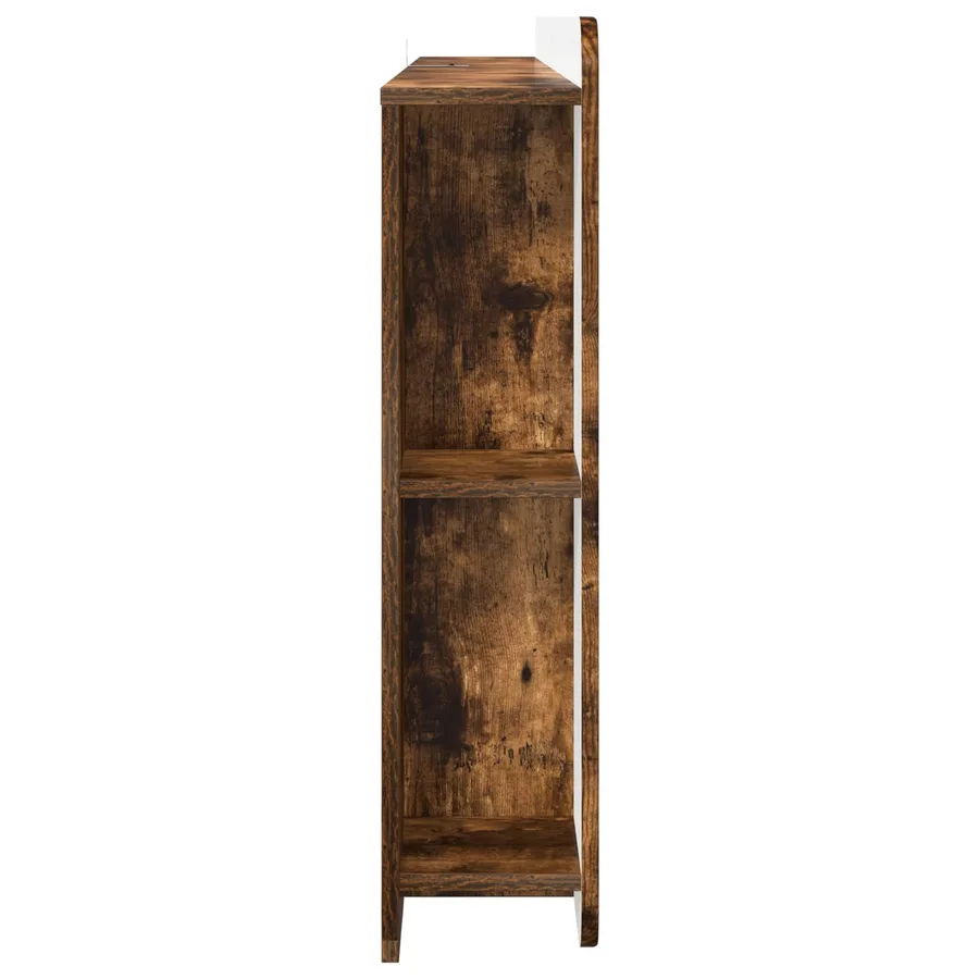 Cabinet de Tête de Lit Chêne fumé Bois d'ingénierie - 6