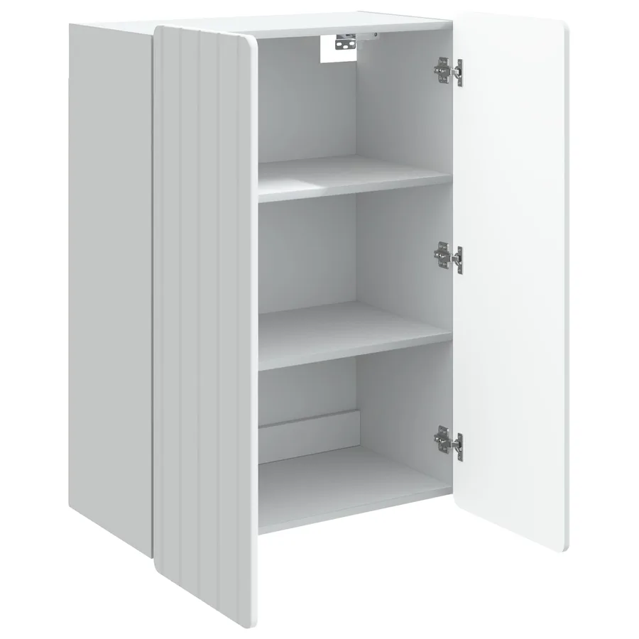 Armoire Murale Blanc 66 x 34,5 x 92 cm Bois d'ingénierie - 3