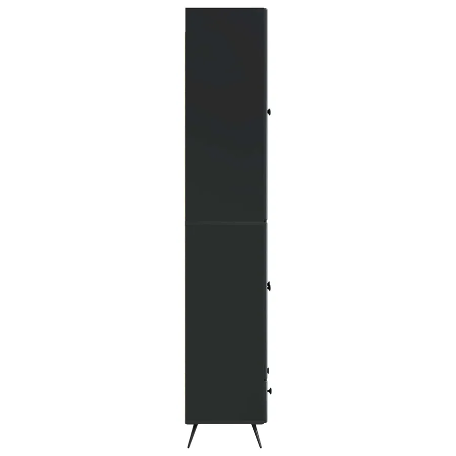 Ensemble de Meubles 2 pcs Noir Bois d'ingénierie - 6
