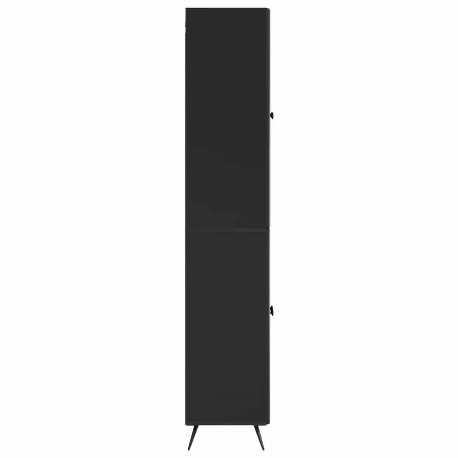 Ensemble de Meubles 2 pcs Noir Bois d'ingénierie - 6