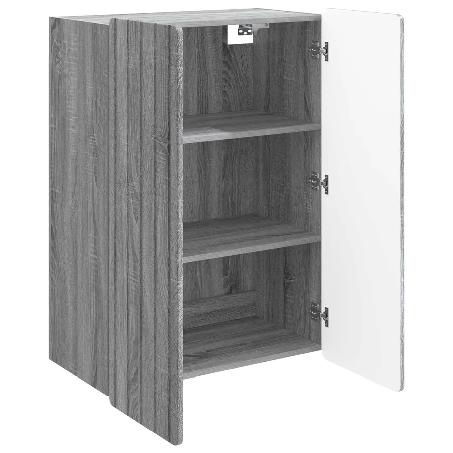 Armoire Murale Sonoma gris 66 x 34,5 x 92 cm Bois d'ingénierie - 3