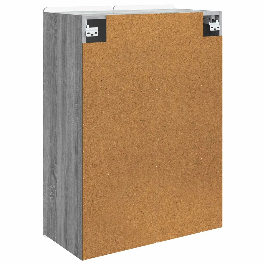 Armoire Murale Sonoma gris 66 x 34,5 x 92 cm Bois d'ingénierie - 6
