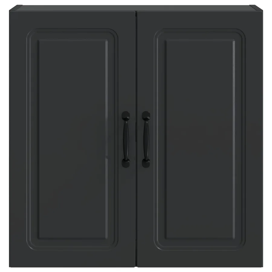 Armoire Murale Noir 59 x 31 x 60 cm Bois d'ingénierie - 4