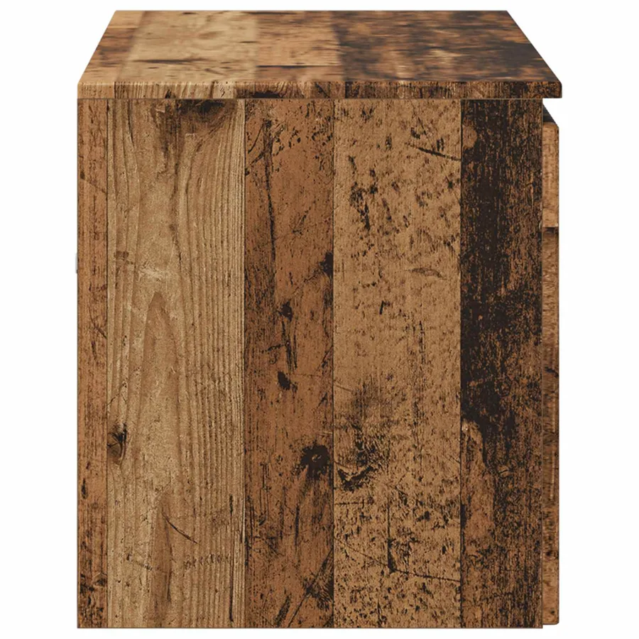 Cabinet de Salle de Bain Mural Bois ancien 62,5 x 44,5 x 50 cm - 4