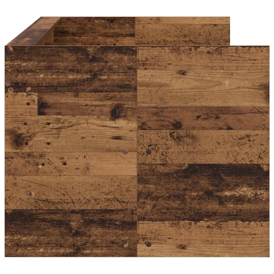 Lit d'appoint avec tiroir Bois ancien Bois d'ingénierie - 3