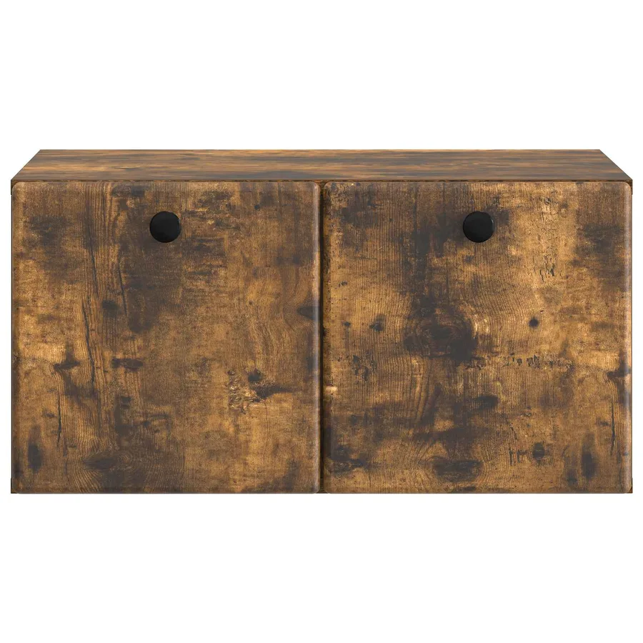 Meuble TV mural 59,5 x 41 x 30 cm Chêne fumé Bois d'ingénierie - 6