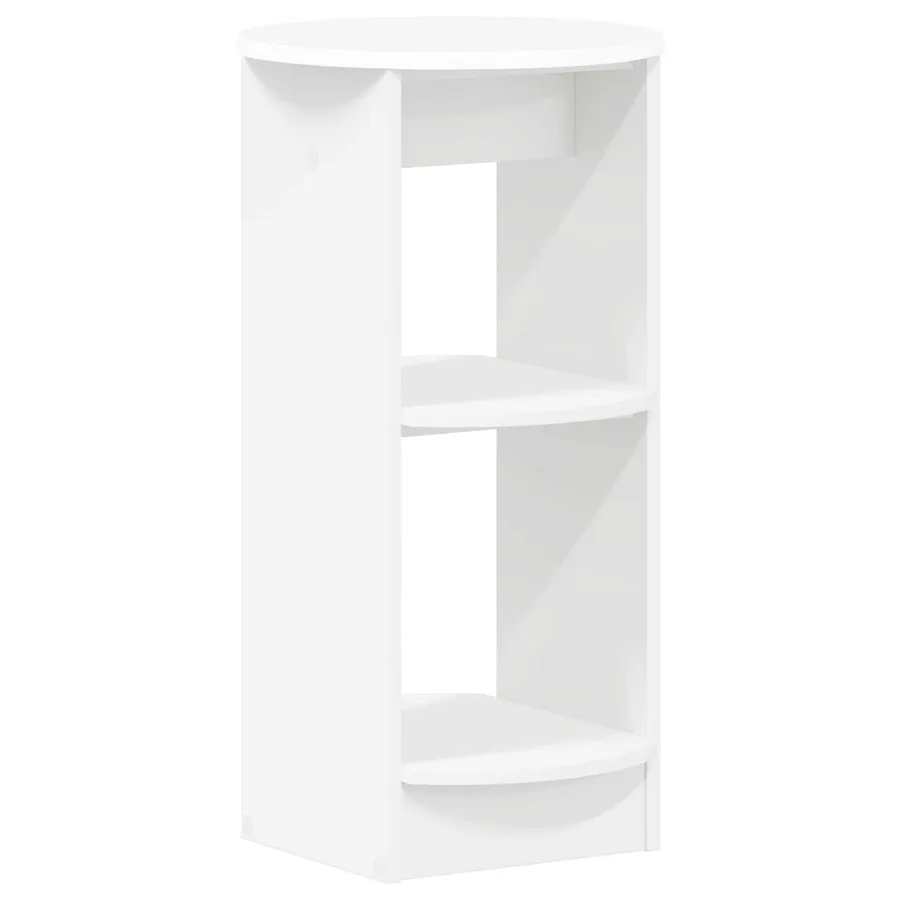 Meuble d'appoint Blanc Bois d’ingénierie - 2