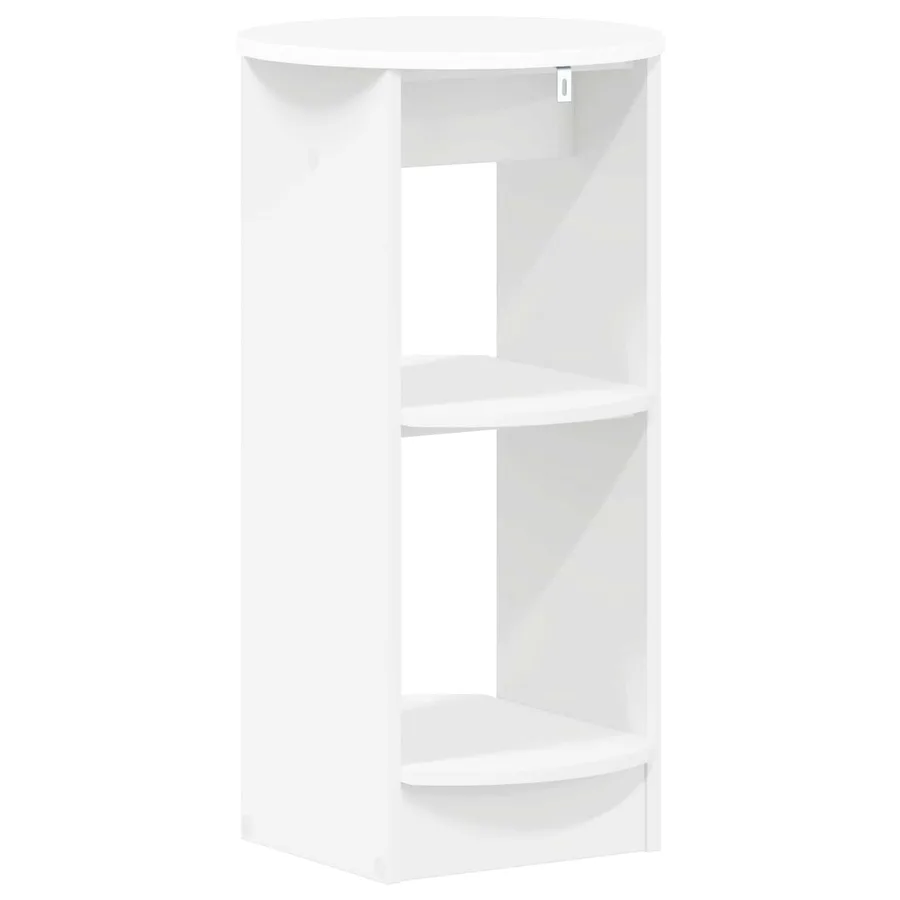 Meuble d'appoint Blanc Bois d’ingénierie - 6