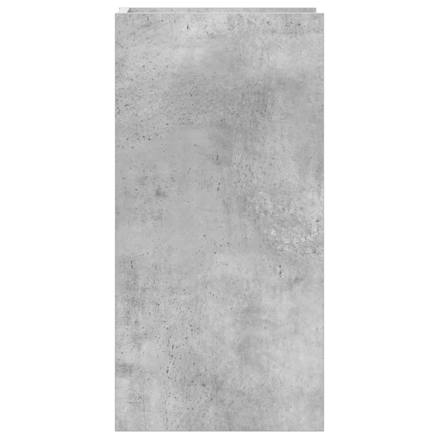 Support de Plante Gris Béton 30 x 30 x 60 cm Bois d’ingénierie - 6
