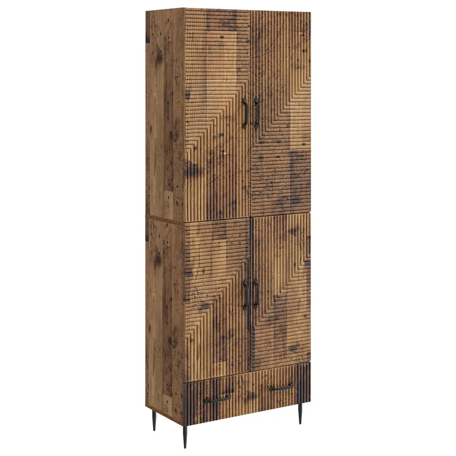 Ensemble de Meubles 2 pcs 66 x 34,5 x 95 cm Bois d'ingénierie - 2