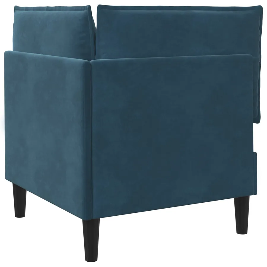 Sofa avec rangement Bleu Velours - 7