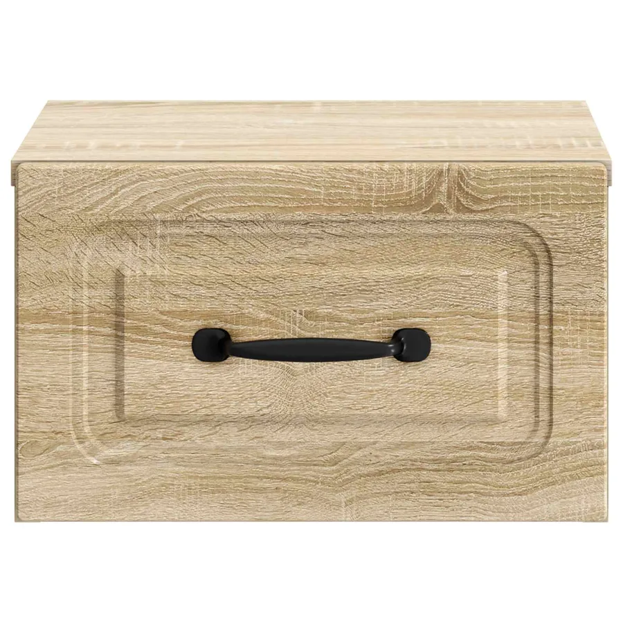 Cabinet de chevet mural 2 pcs Chêne Sonoma 34,5 x 33 x 20 cm - 7