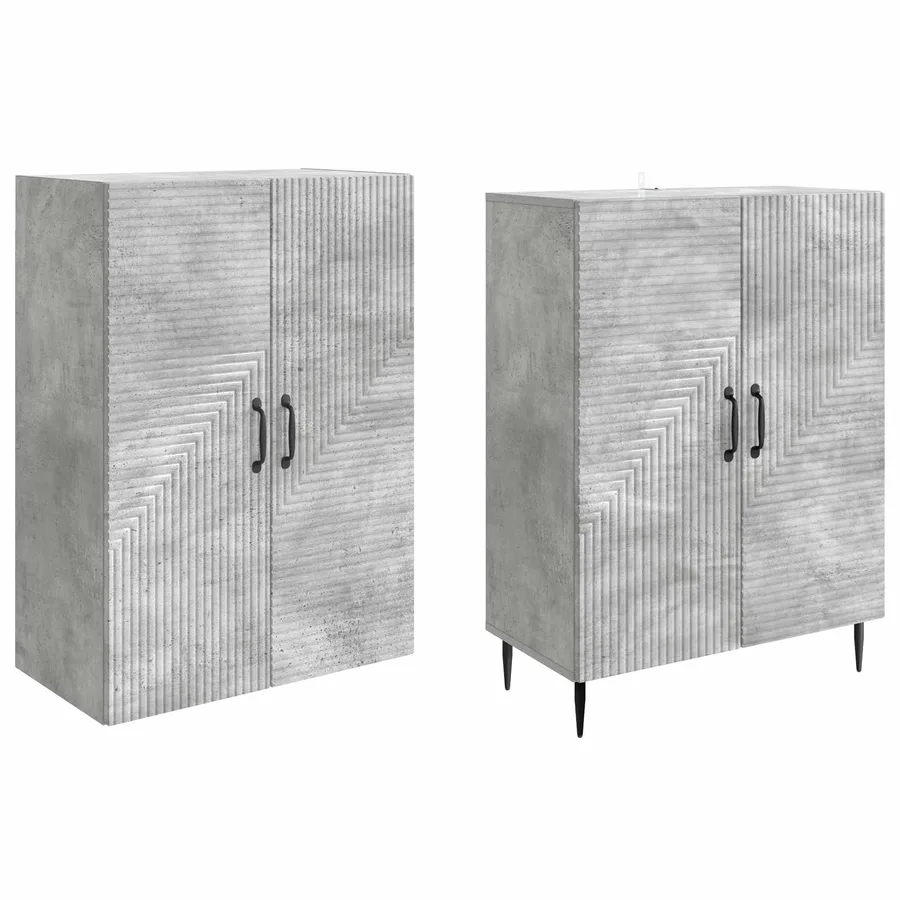 Ensemble de Meubles 2 pcs 66 x 34,5 x 89,5 cm Bois d'ingénierie - 4