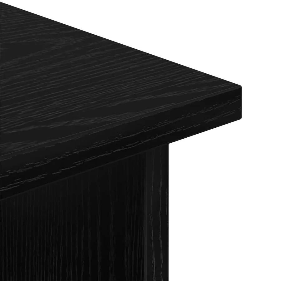 Support de télévision avec tiroir Chêne noir 79 x 40 x 48 cm - 9