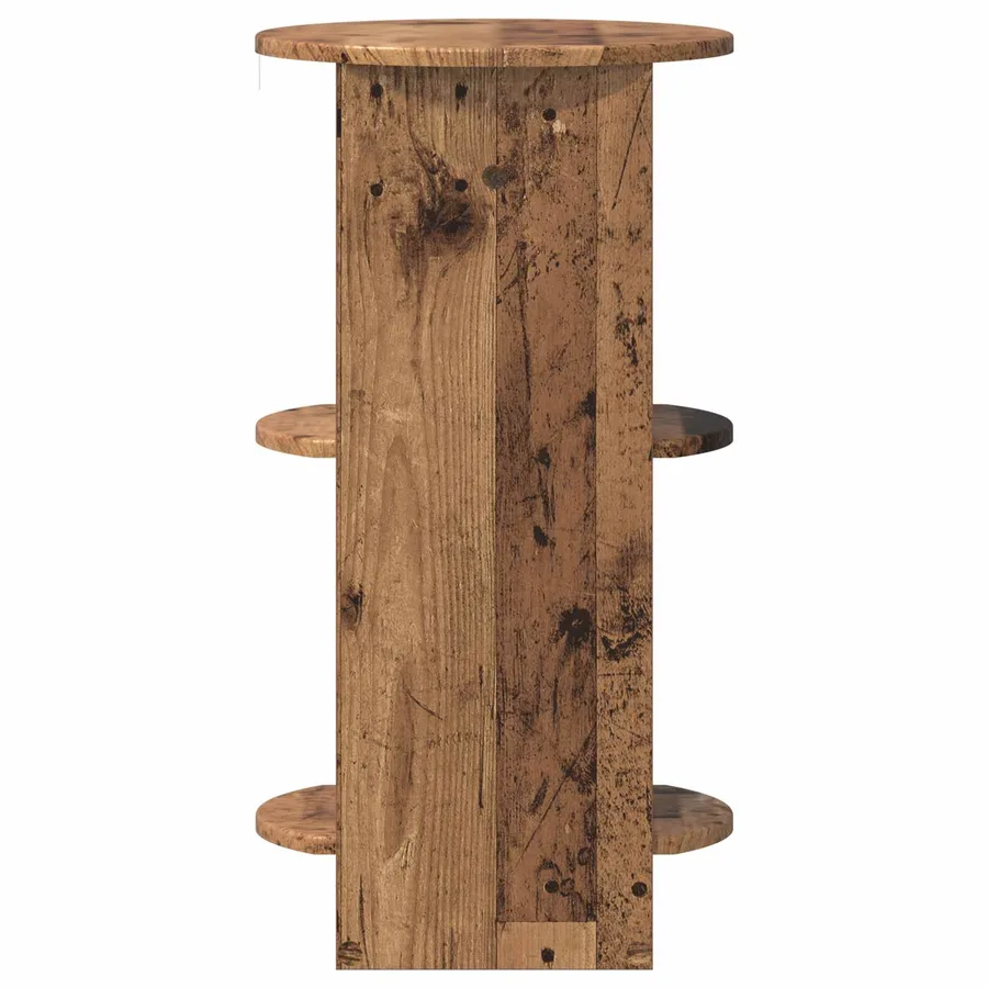 Meuble d'appoint Bois ancien 40 x 40 x 75 cm Bois d’ingénierie - 5