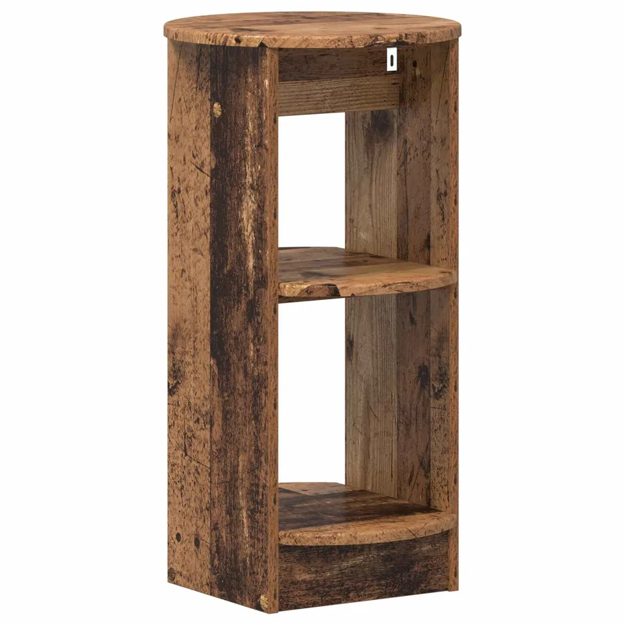 Meuble d'appoint Bois ancien 40 x 40 x 75 cm Bois d’ingénierie - 6