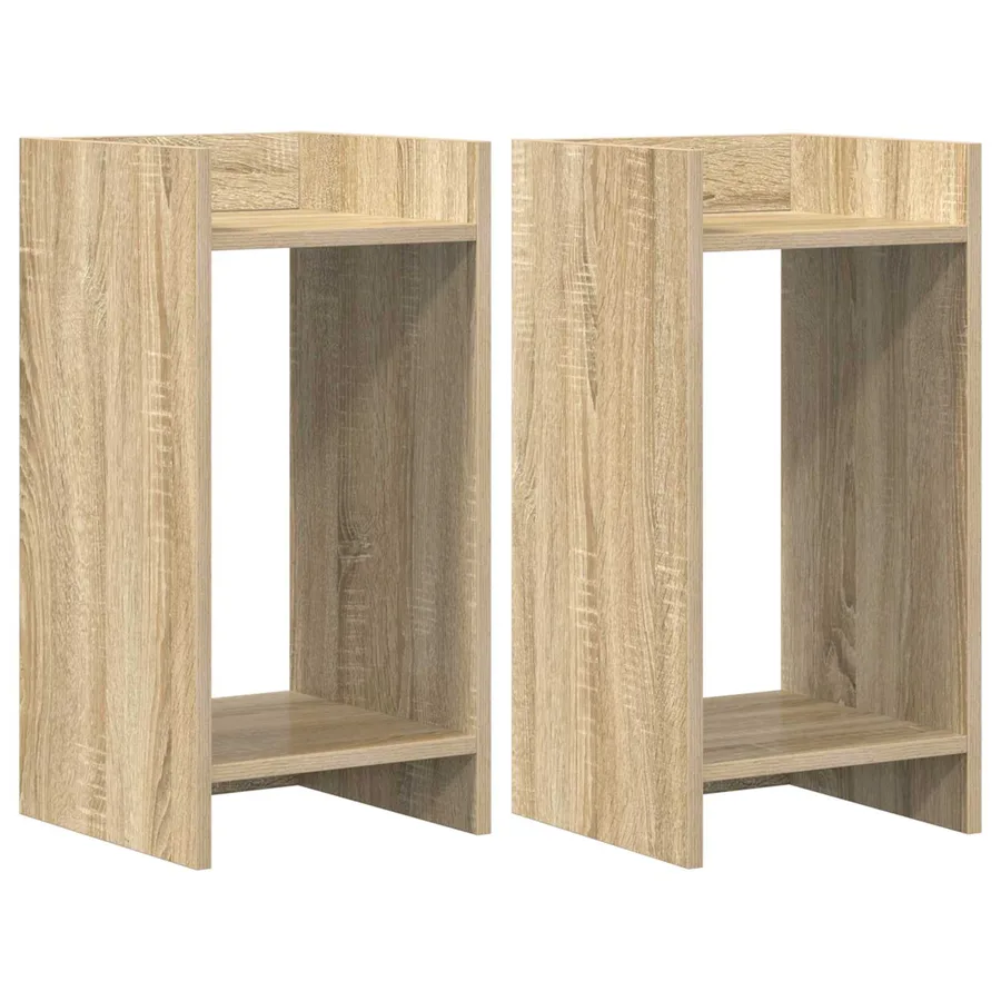 Support de Plante 2 pc Chêne Sonoma 30 x 30 x 60 cm - 2